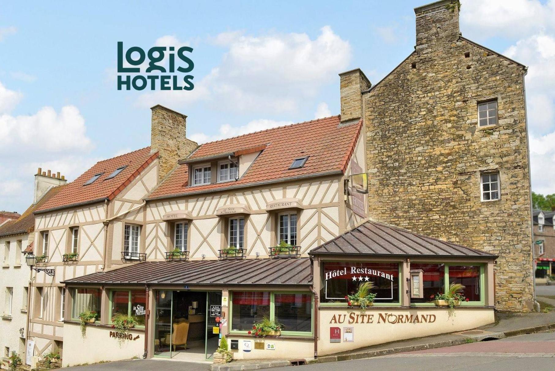 Logis Hotel Spa Restaurant Au Site Normand Клеси Экстерьер фото