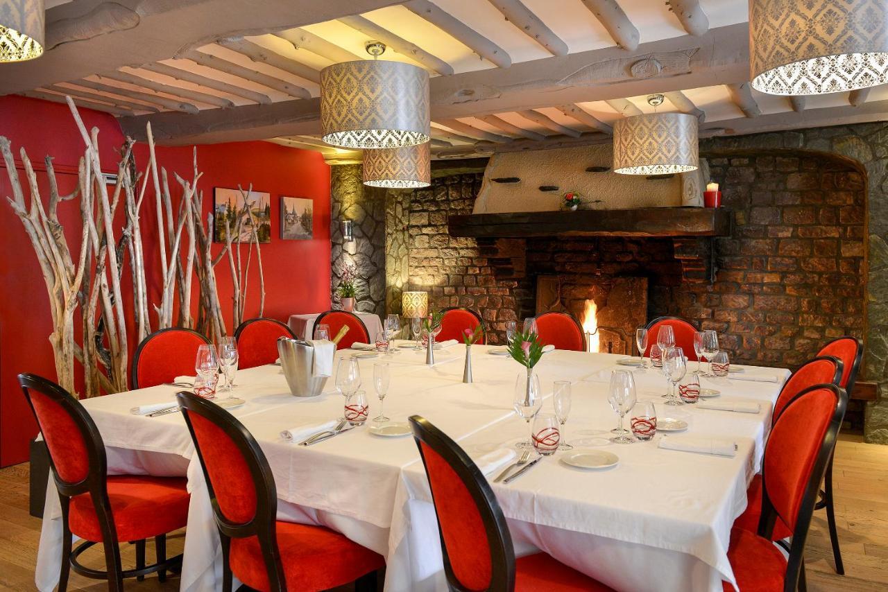 Logis Hotel Spa Restaurant Au Site Normand Клеси Экстерьер фото
